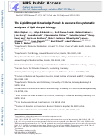 Cover page: The Lipid Droplet Knowledge Portal: A resource for systematic analyses of lipid droplet biology
