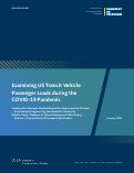 Cover page: Examining US Transit Vehicle Passenger Loads during the COVID-19 Pandemic