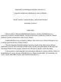 Cover page: Pilot Study on Kindergarten Teachers’ Perception of Linguistic and Musical Challenges in Nursery Rhymes