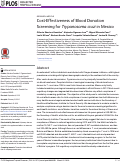 Cover page: Cost-Effectiveness of Blood Donation Screening for Trypanosoma cruzi in Mexico