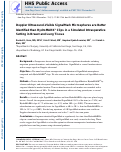 Cover page: Doppler Ultrasound-Visible SignalMark Microspheres are Better Identified than HydroMARK® Clips in a Simulated Intraoperative Setting in Breast and Lung Tissue