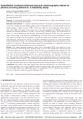 Cover page: Quantitative contrast‐enhanced spectral mammography based on photon‐counting detectors: A feasibility study