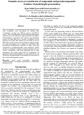 Cover page: Semantic access to constituents of compounds and pseudocompounds:  Evidence from dichoptic presentation