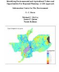 Cover page: Identifying environmental and agricultural values and opportunities for regional planning:a GIS approach