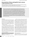 Cover page: Normalization of Naxos plakoglobin levels restores cardiac function in mice