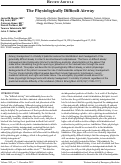 Cover page: The Physiologically Difficult Airway