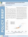 Cover page: Grid Energy Storage Assessment for Select Vehicle Electrification Scenarios