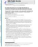 Cover page: Escalating Opioid Dose Is Associated With Mortality