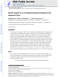 Cover page: Neural Sequences as an Optimal Dynamical Regime for the Readout of Time