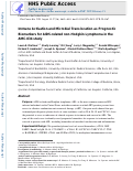 Cover page: Immune Activation and Microbial Translocation as Prognostic Biomarkers for AIDS-Related Non-Hodgkin Lymphoma in the AMC-034 Study