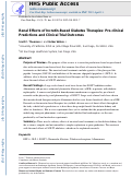 Cover page: Renal Effects of Incretin-Based Diabetes Therapies: Pre-clinical Predictions and Clinical Trial Outcomes.