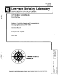 Cover page: Regional Electricity Supply and Consumption in Developing Countries, 1980-1986 Database Report