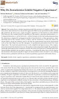 Cover page: Why Do Ferroelectrics Exhibit Negative Capacitance?