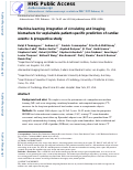 Cover page: Machine learning integration of circulating and imaging biomarkers for explainable patient-specific prediction of cardiac events: A prospective study