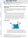 Cover page: Applications of Single-Molecule Methods to Membrane Protein Folding Studies