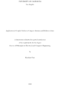 Cover page: Application of Coupled Modes in Compact Antenna and Reflector Array