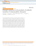 Cover page: Emergent properties as by-products of prebiotic evolution of aminoacylation ribozymes