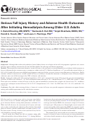 Cover page: Serious Fall Injury History and Adverse Health Outcomes After Initiating Hemodialysis Among Older U.S. Adults.