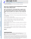 Cover page: Blood Levels of Angiotensinogen and Hypertension in the Multi-Ethnic Study&nbsp;of&nbsp;Atherosclerosis (MESA)