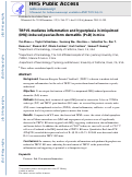 Cover page: TRPV1 mediates inflammation and hyperplasia in imiquimod (IMQ)-induced psoriasiform dermatitis (PsD) in mice.