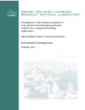 Cover page: Examination of the technical potential of near-infrared switching thermochromic windows for commercial building applications: