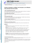 Cover page: Burden of emergency conditions and emergency care usage: new estimates from 40 countries