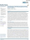 Cover page: Will Anthropogenic Warming Increase Evapotranspiration? Examining Irrigation Water Demand Implications of Climate Change in California