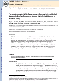 Cover page: Factors Associated With Recurrence of Cervical Intraepithelial Neoplasia 2+ After Treatment Among HIV-Infected Women in Western Kenya