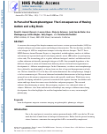 Cover page: In pursuit of neurophenotypes: The consequences of having autism and a big brain