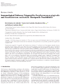 Cover page: Immunological Pathways Triggered by Porphyromonas gingivalis and Fusobacterium nucleatum: Therapeutic Possibilities?