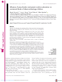 Cover page: Influence of pre-schooler and parent nutrition education on carotenoid levels of Mexican-heritage children