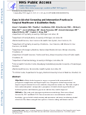 Cover page: Gaps in Alcohol Screening and Intervention Practices in Surgical Healthcare: A Qualitative Study.