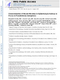 Cover page: Characterization of wound microbes in epidermolysis bullosa: A focus on Pseudomonas aeruginosa.