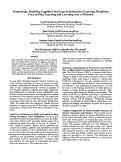 Cover page: Symposium: Modeling Cognitive Processes in Interactive Learning Situations: Face-to-Face Learning and Learning over a Network