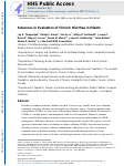 Cover page: Advances in Evaluation of Chronic Diarrhea in Infants