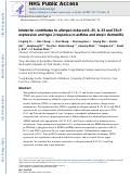 Cover page: Intelectin contributes to allergen-induced IL-25, IL-33, and TSLP expression and type 2 response in asthma and atopic dermatitis