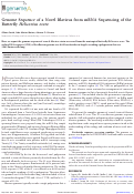 Cover page: Genome Sequence of a Novel Iflavirus from mRNA Sequencing of the Butterfly Heliconius erato