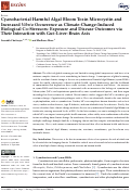 Cover page: Cyanobacterial Harmful Algal Bloom Toxin Microcystin and Increased Vibrio Occurrence as Climate-Change-Induced Biological Co-Stressors: Exposure and Disease Outcomes via Their Interaction with Gut–Liver–Brain Axis