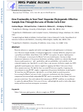 Cover page: How Trustworthy Is Your Tree? Bayesian Phylogenetic Effective Sample Size Through the Lens of Monte Carlo Error.