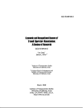 Cover page: Economic and Occupational Causes of Transit Operator Absenteeism: A Review of Research