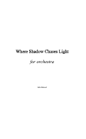 Cover page: Where Shadow Chases Light