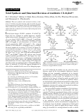 Cover page: Total Synthesis and Structural Revision of Antibiotic CJ‐16,264