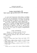 Cover page: Notulae chernetologicae XII. Nuovi reperti sugli pseudoscorpioni della Sardegna