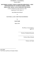 Cover page: Sputtering Atomic Layer Augmented Deposition: A New Demonstration of Aluminum Oxide–Copper Dielectric–Metal Nanocomposite Thin Films
