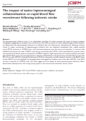 Cover page: The impact of native leptomeningeal collateralization on rapid blood flow recruitment following ischemic stroke