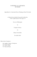 Cover page: Algorithms for Constrained Route Planning in Road Networks