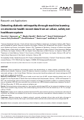 Cover page: Detecting diabetic retinopathy through machine learning on electronic health record data from an urban, safety net healthcare system