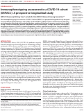 Cover page: Immunophenotyping assessment in a COVID-19 cohort (IMPACC): A prospective longitudinal study