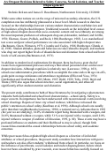 Cover page: Are Dropout Decisions Related to Safety Concerns, Social Isolation, and Teacher Disparagement?