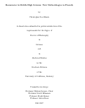 Cover page: Resonances in Middle High German: New Methodologies in Prosody